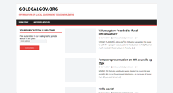 Desktop Screenshot of golocalgov.org